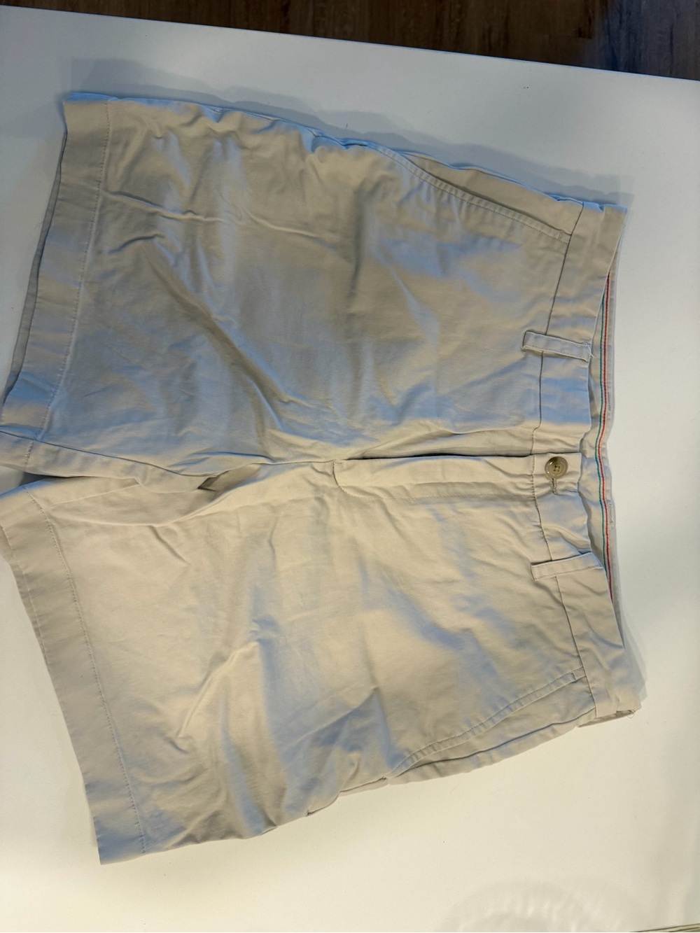 Mens Beige Casual Chino Shorts